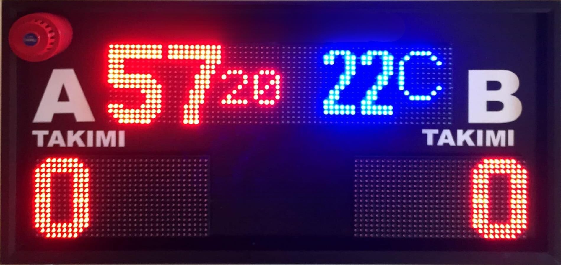 Halı saha skorbord 110x60cm